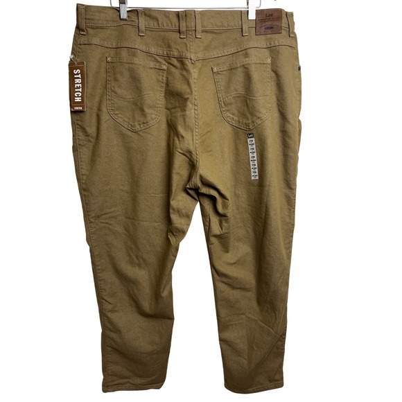 Lee Women's Jeans Pants Size 24W Petite Stretch Relaxed Straight Leg  B21 - Picture 2 of 16